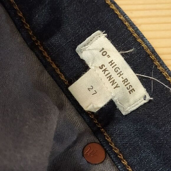 Madewell Denim High-Rise Skinny Jeans Womens size 27 - Picture 10 of 13